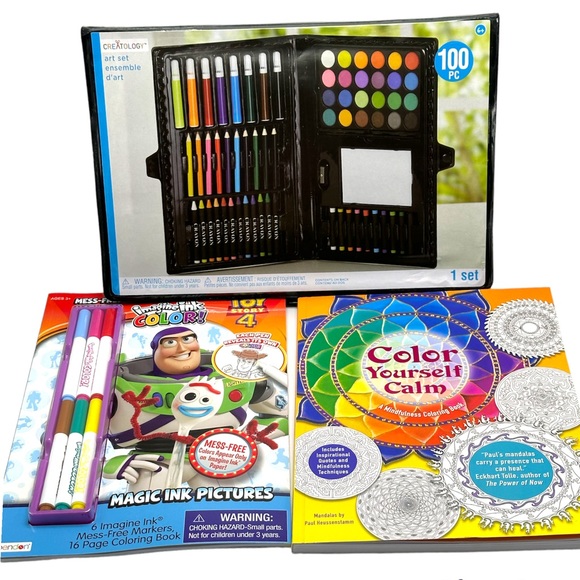 Color and crayons, coloring books - Picture 1 of 16
